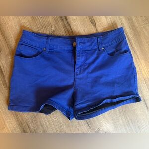 Vibrant Blue Women's Jean Shorts